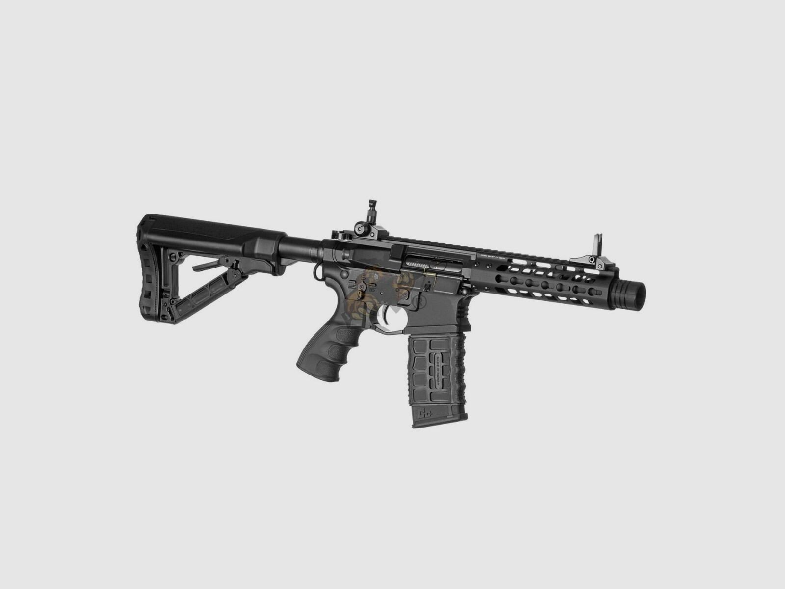 G&G GC16 Wild Hog 7" with ETU in Black Airsoft S-AEG free from 18