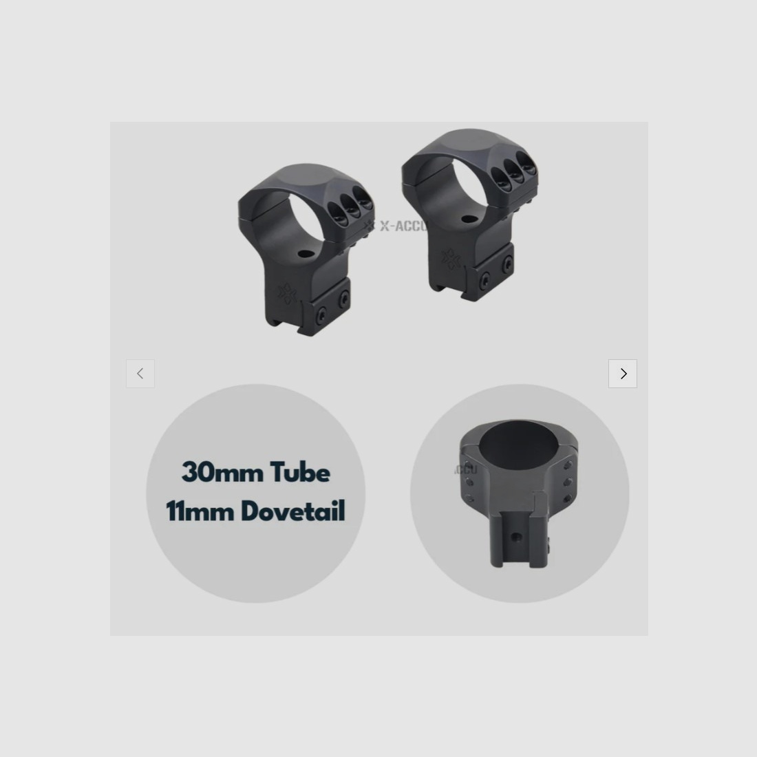 Vector Optics XASR-3006 X-Accu Montage für 30mm Tubus 11mm Dovetail, h= 38mm