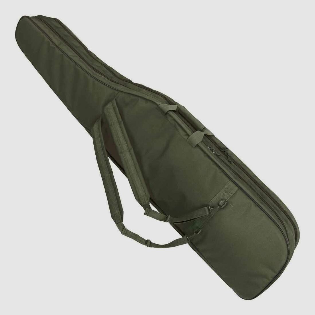 Forest and forest double case for long guns 140cm green - polyester