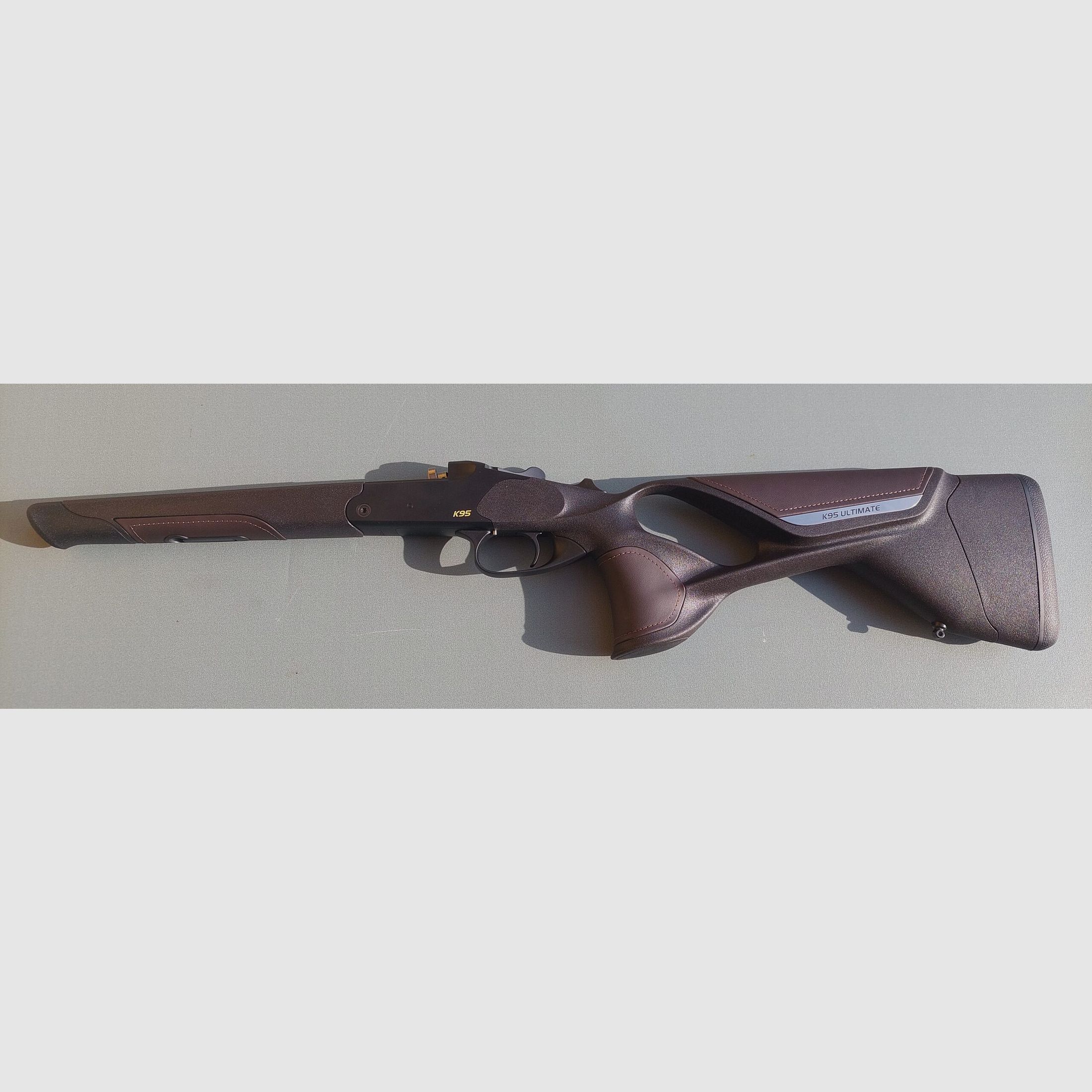 Over-and-under shotgun BLASER K95 ULTIMATE LEATHER cal. 30 R BLASER