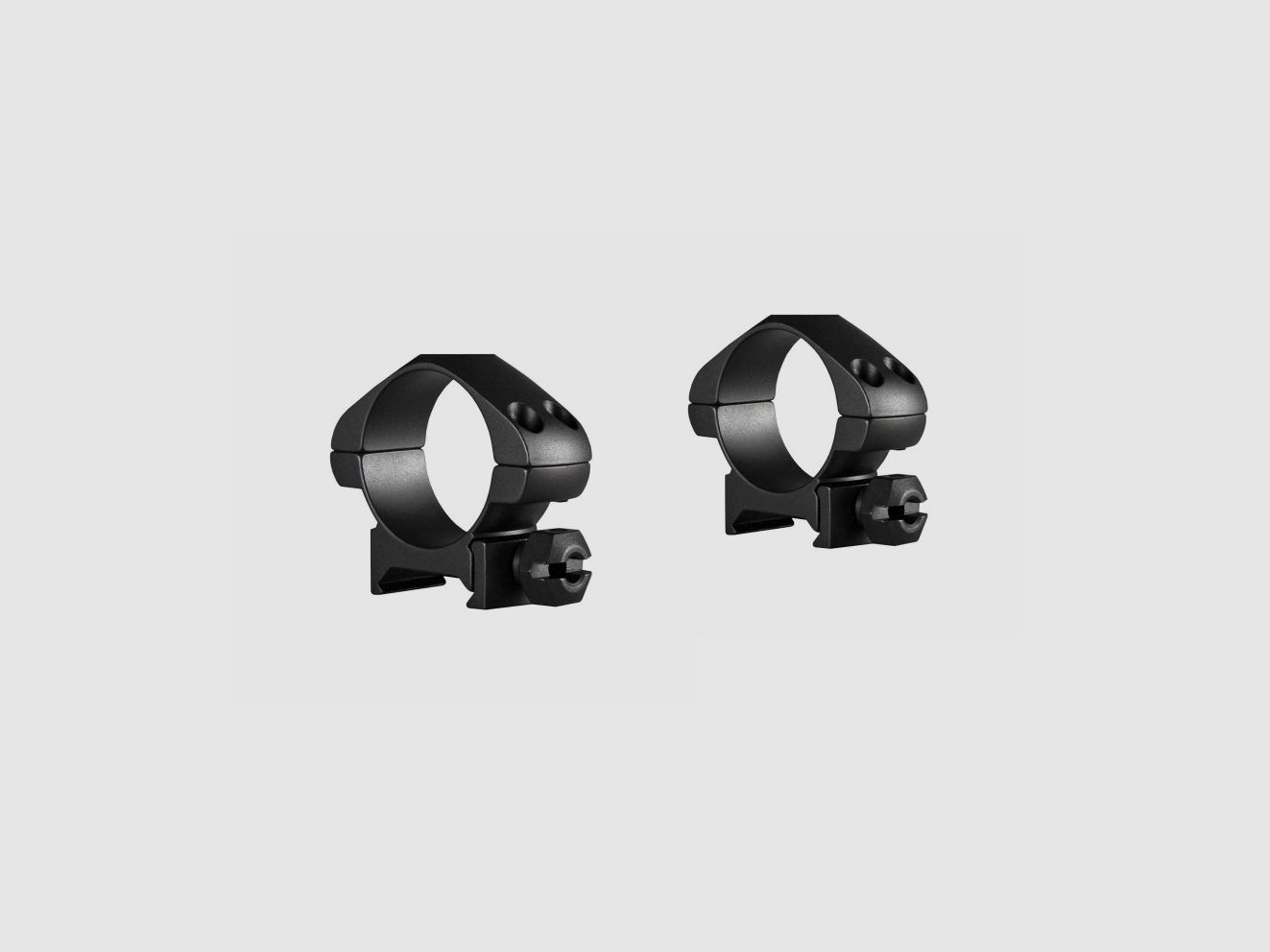 Colliers pour lunette Hawke Precision 30 mm - Bas - Weaver