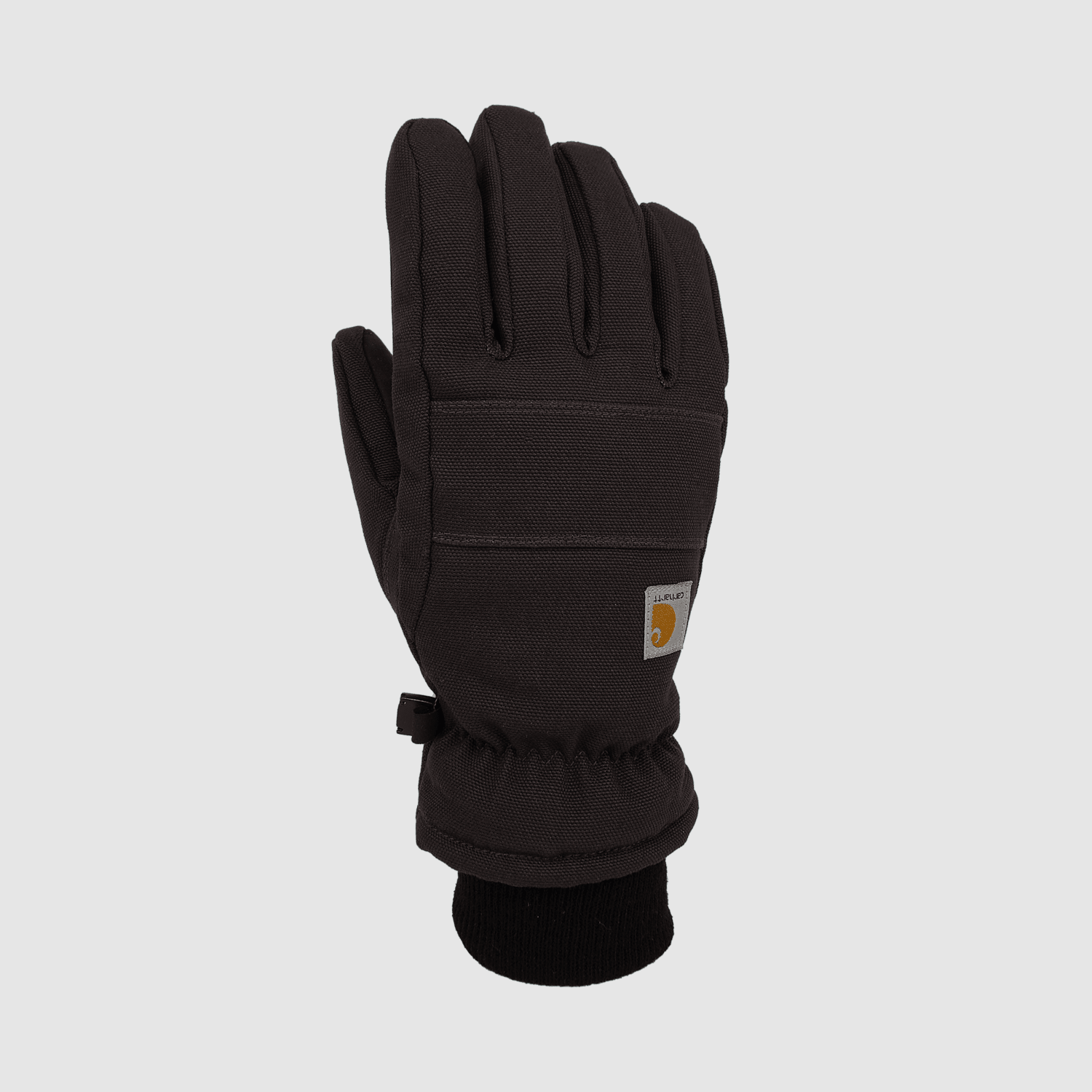 Carhartt Insulated Duck Touch-Sensitive Knit Cuff Glove Men Black L