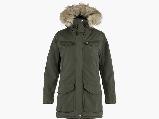 FJÄLLRÄVEN Nuuk Damen-Parka deep forest