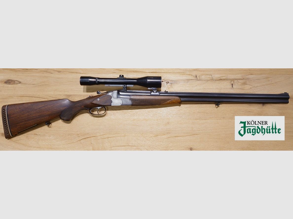 Bockbüchsflinte Ferlach Kal. 8x57IR 16/70 z Franz Kettner 6x42