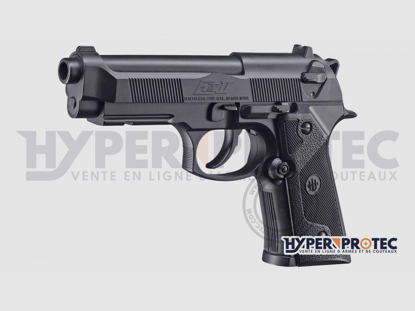 Pistolet Bille Acier Beretta 92 Elite 2, image 5 sur 9