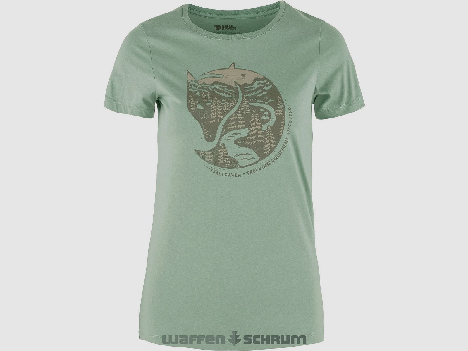 Fjällräven T-Shirt Arctic Fox Misty Green
