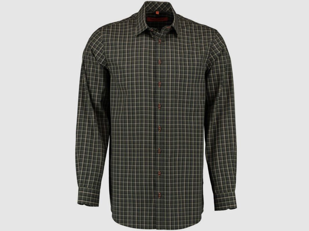 Tom Collins H-shirt with chest pocket and spread collar long sleeve, image 2 of 4