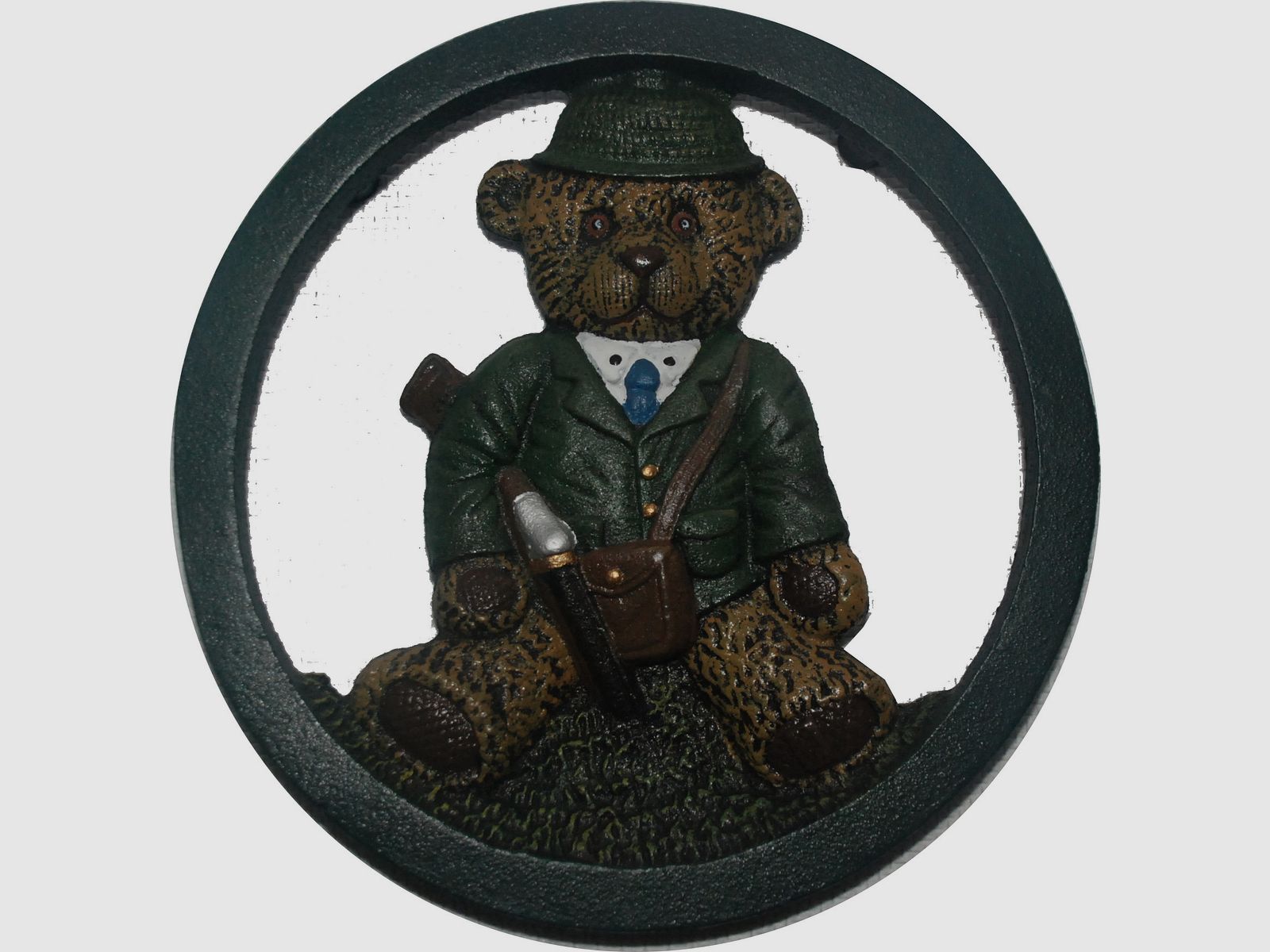 'Sir Teddy' Abstellplatte aus Metall