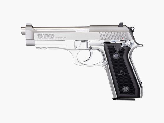 Taurus Pistole PT 92 – Rail, Stainless Steel matt, 17 Schuss – Kal. 9 mm Luger