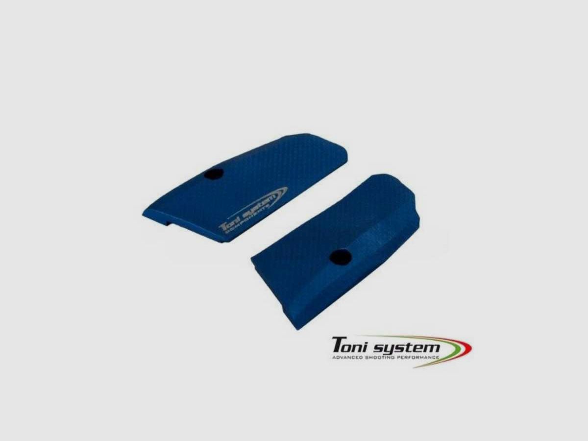 TONI SYSTEM GTFS3DC X3D Griff kurz für Tanfoglio, Farbe: Blau, Bild 3 von 3