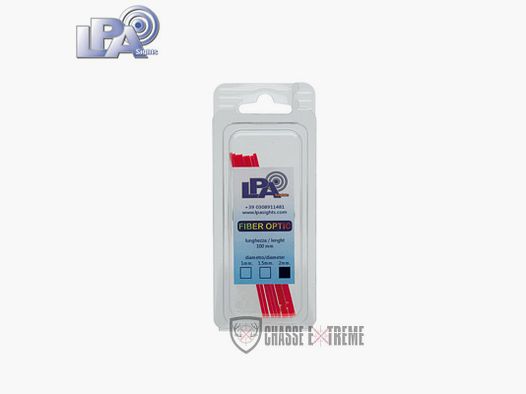 LPA Czerwona Włókno Opticzne 2mm x 100mm