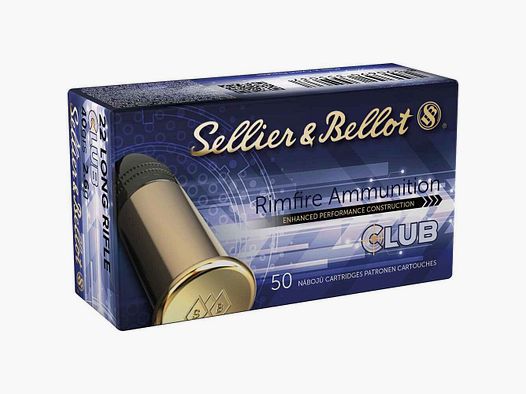 Sellier & Bellot	 S&B Club Velocity 2,6g / 40grs .22lr