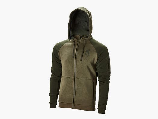 Browning sweatshirt zip, snapshot two tones