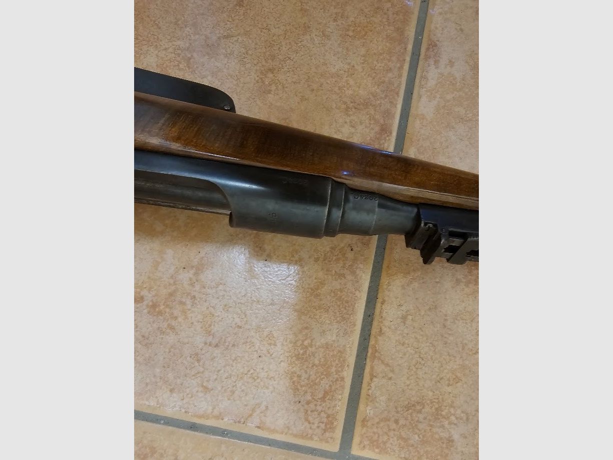 Steyr Mannlicher M95 8x56 – Historical repeating rifle with straight pull bolt, very good condition from estate.
