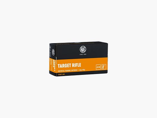 RWS 22LR TARGET RIFLE 2,6G 50 STK