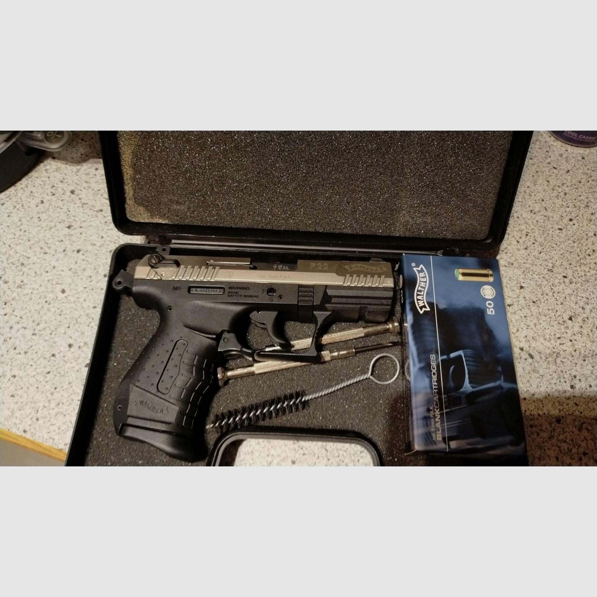 Walther P22 Schreckschuss mit Munition