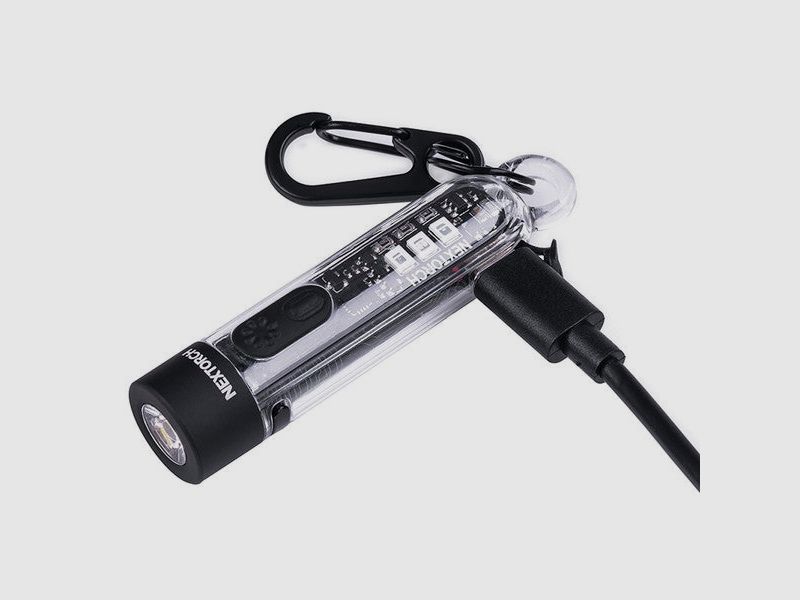 NEXTORCH K40 – Lampe de Clé avec 300 lm Lumière Continue & 700 lm Stroboscopique