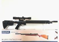 Luftgewehr Diana Stormrider mit Aluminium AR15-Tactical-Schaftsystem und 3-9x32 Zielfernrohr, F frei ab 18 mit 35J Exportkit