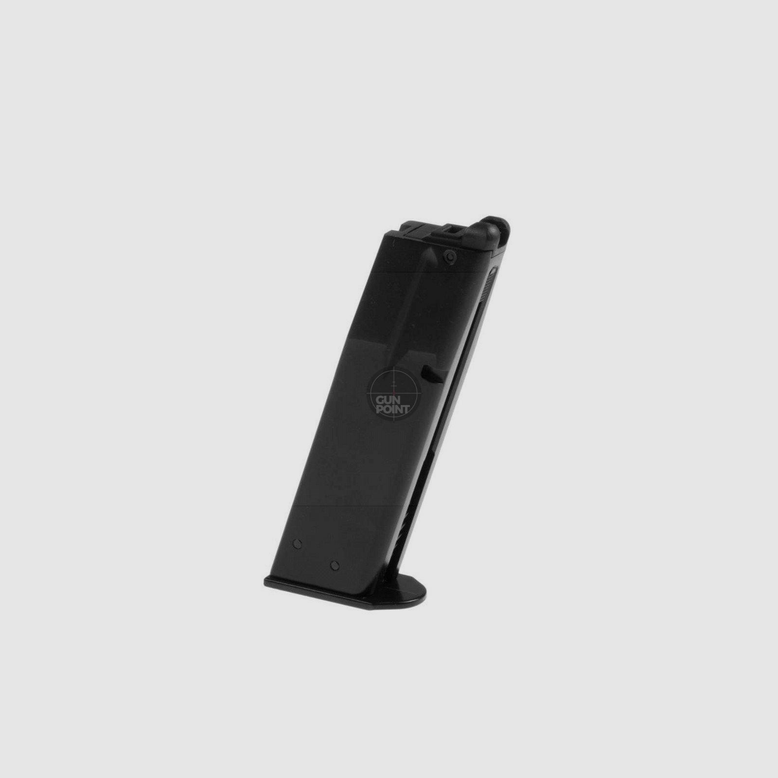 KJ Works Magazin KP-09 GBB 24rds-Schwarz