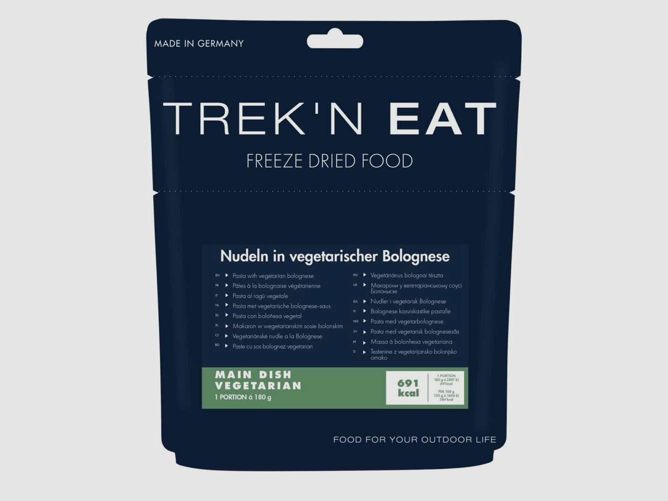 TREK'N EAT Makaron w wegetariańskim bolognese 180g Veggie