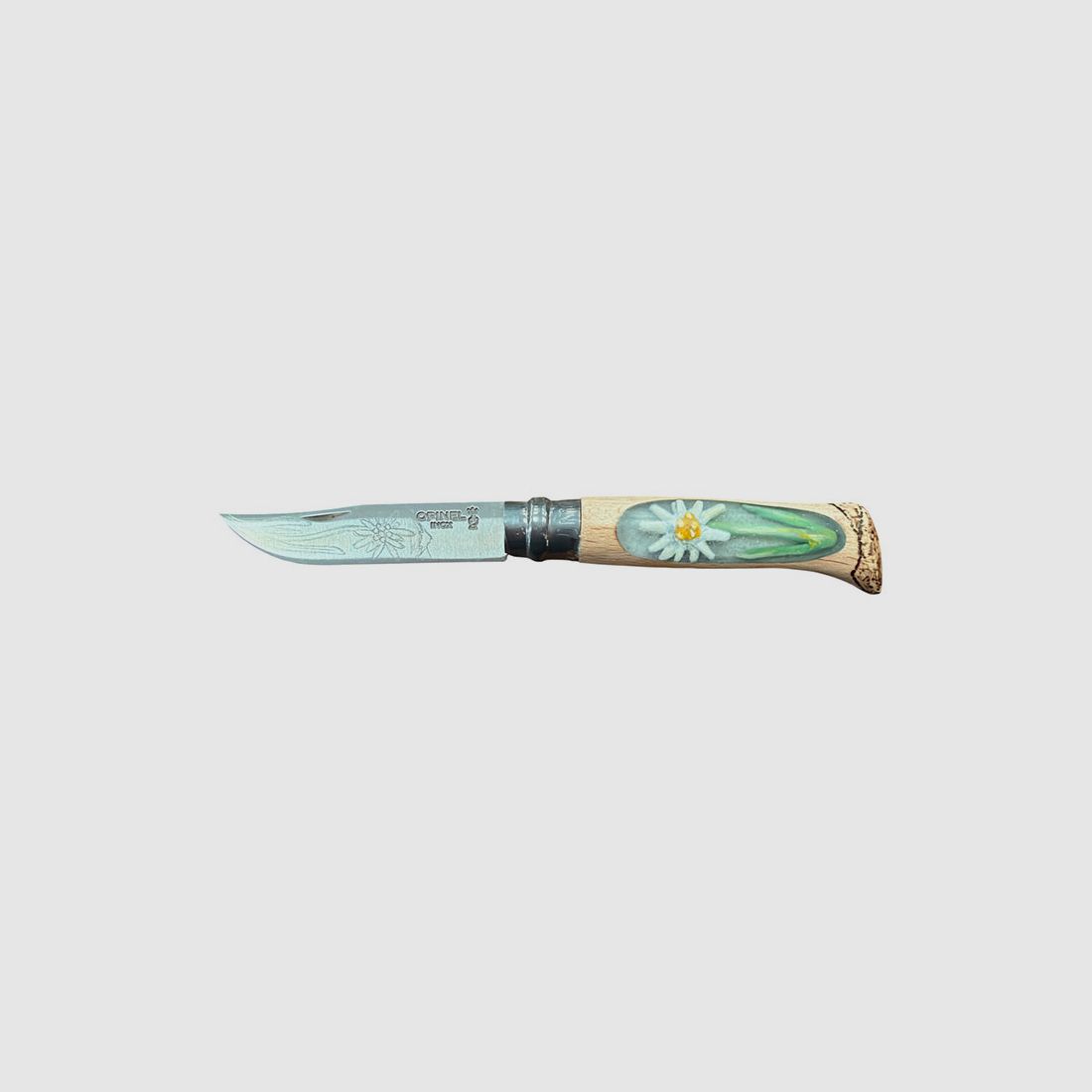 COLTELLO – OPINEL – N.8 INOX REALIZZATO A MANO | STELLA ALPINA, immagine 1 di 2