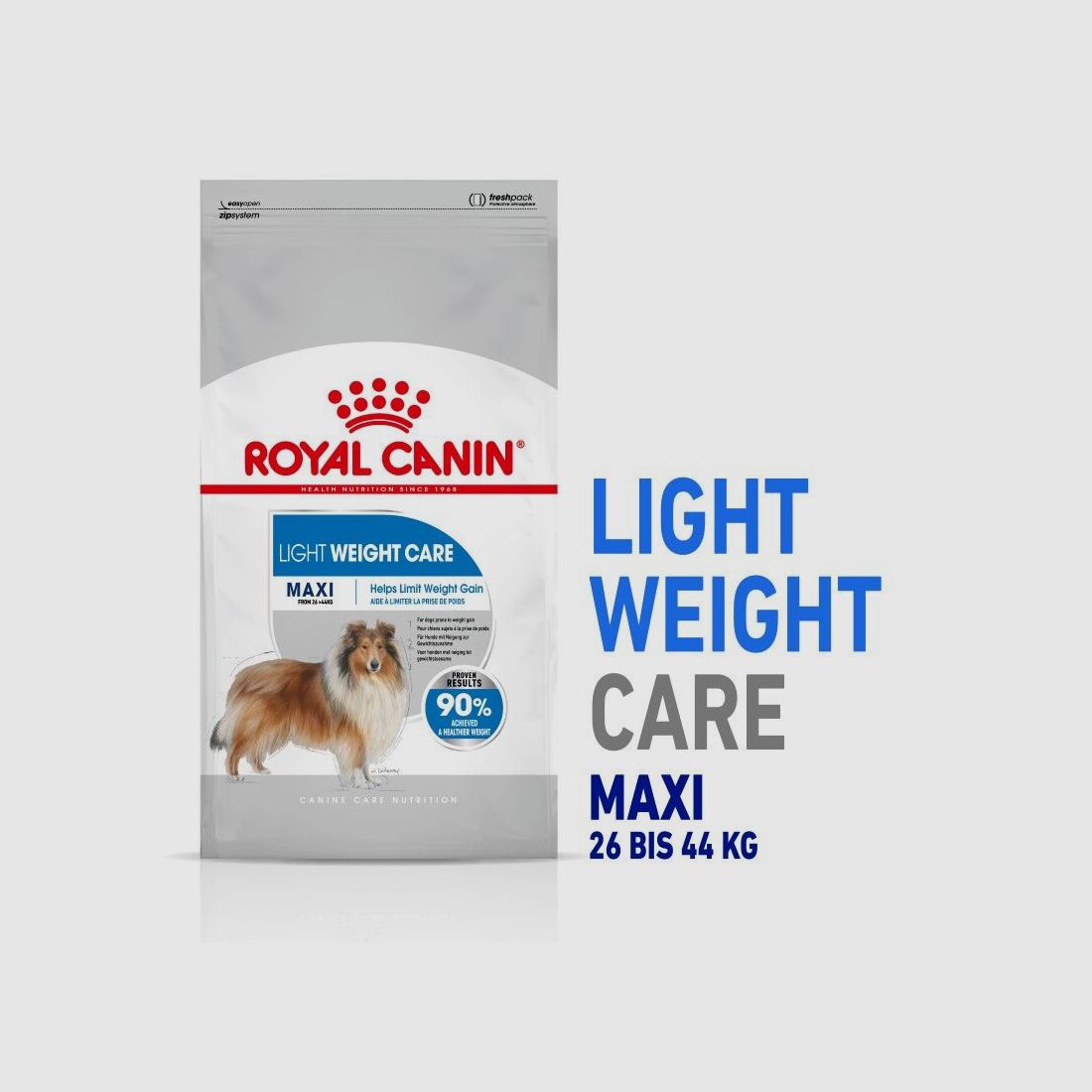 ROYAL CANIN Trockenfutter Light Weight Care Maxi für zu Übergewicht neigenden Hunden