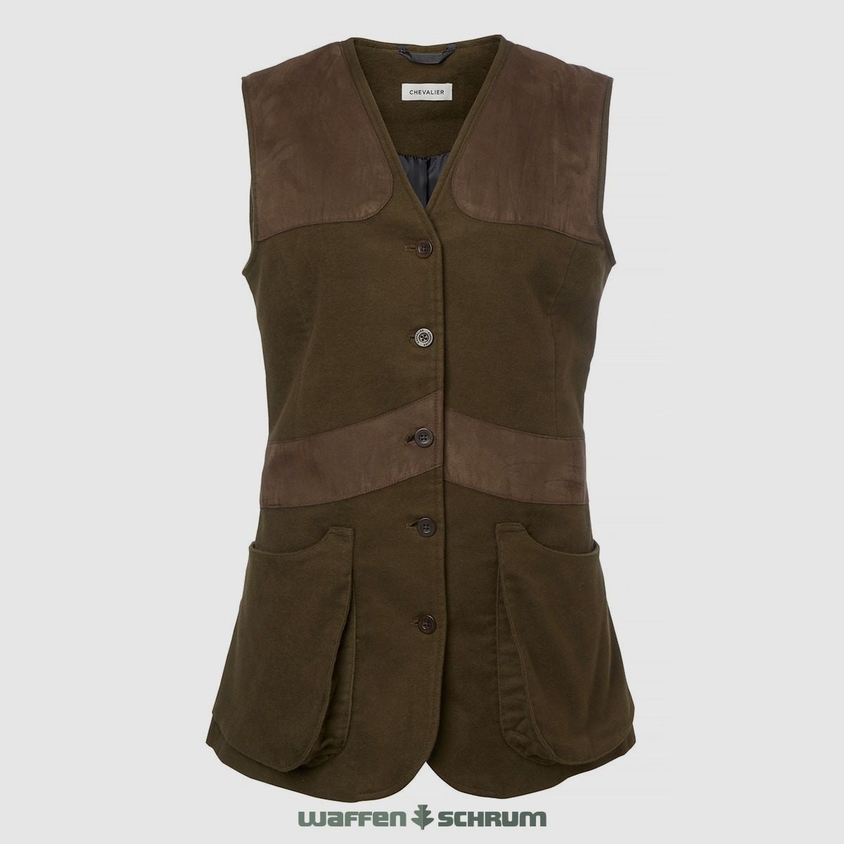 Gilet de tir Chevalier Elemore Moleskin Vert forêt