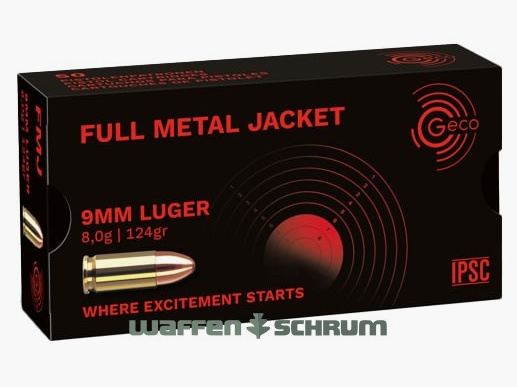 Geco 9mmLuger VMR Special Selection 8,0g - 124gr