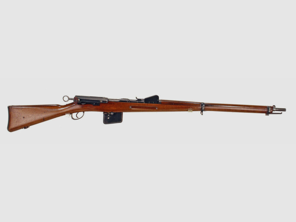 Collector's rifle Swiss repeating rifle 1889 caliber 7.5 Swiss
