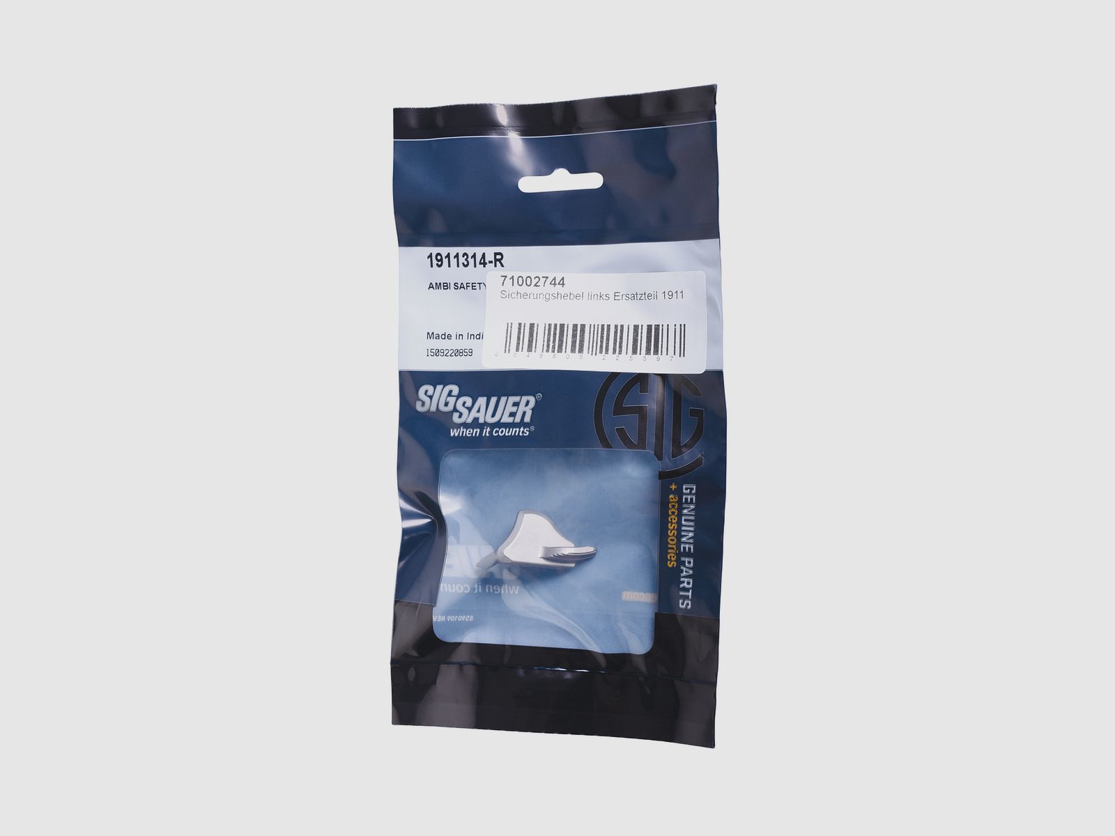 SIG SAUER 1911 safety lever left