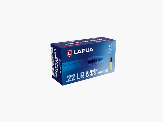 LAPUA – SUPER LONG RANGE. 22LR 40gr (50 Stk)