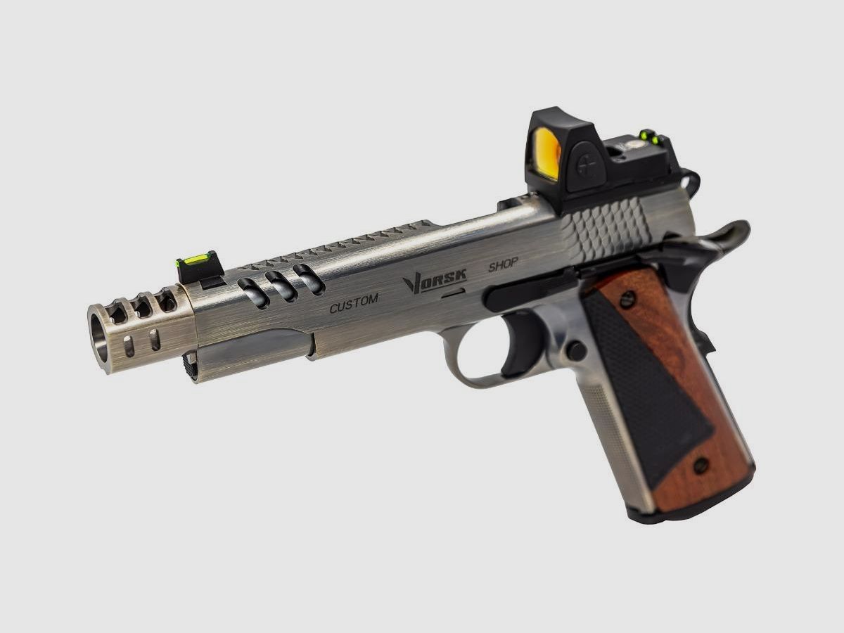 REPLIK GBB GAS VORSK CS DEFENDER PRO MEU ALUMINIUM BROSSÉ 1,0J + BDS, Bild 1 von 4