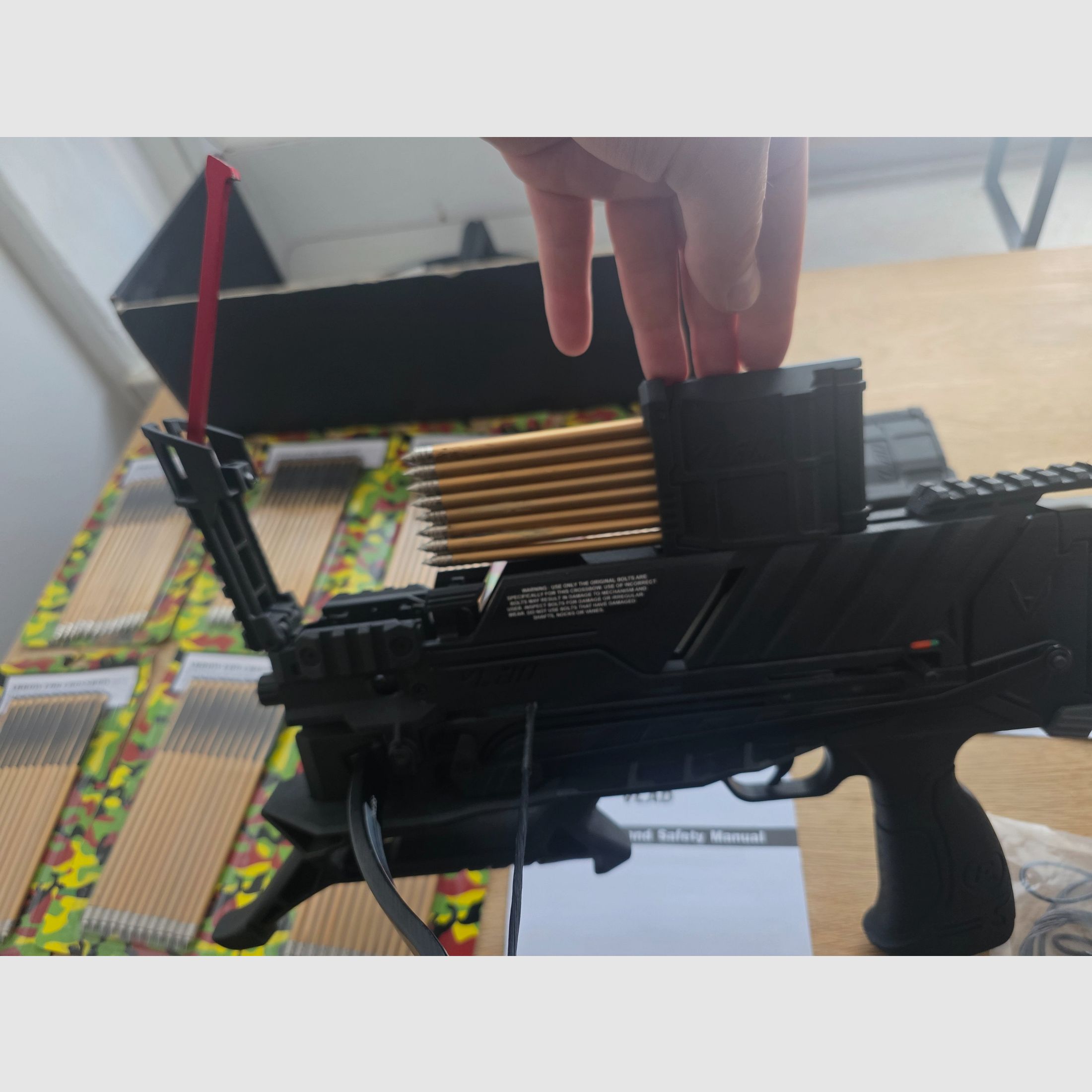 VLAD repeater/magazine crossbow used twice like new price negotiable, image 5 of 20