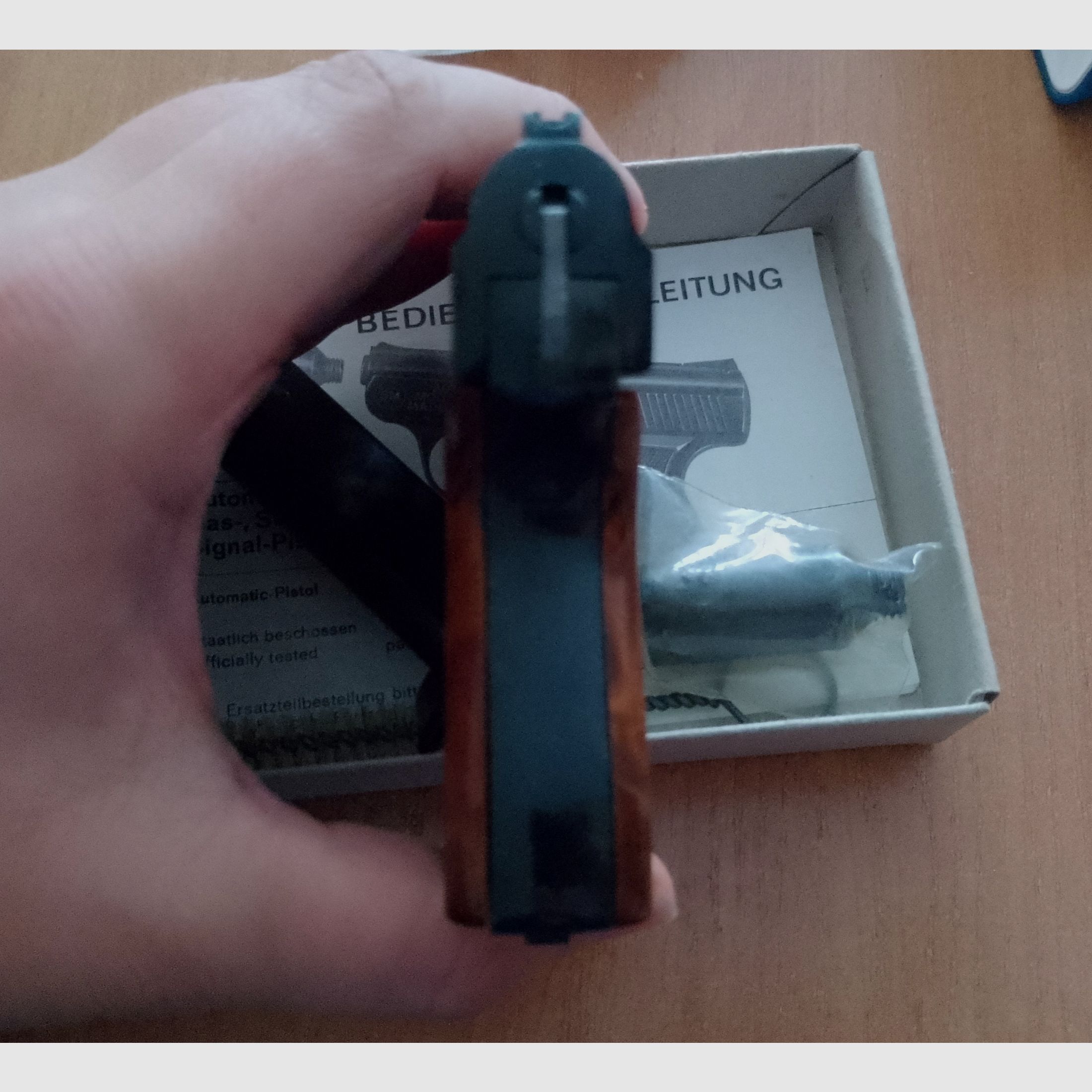 Stary Rhöner SM 15 kal. 8 mm huk w PTB 83/2 z opakowaniem!