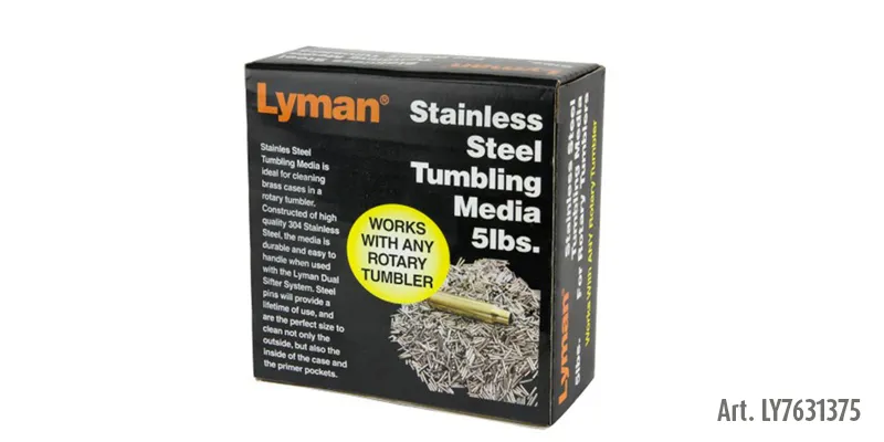 Lyman Rotary Case Stainless Steel Media (5lbs) – Edelstahl-Reinigungspins, Bild 1 von 2
