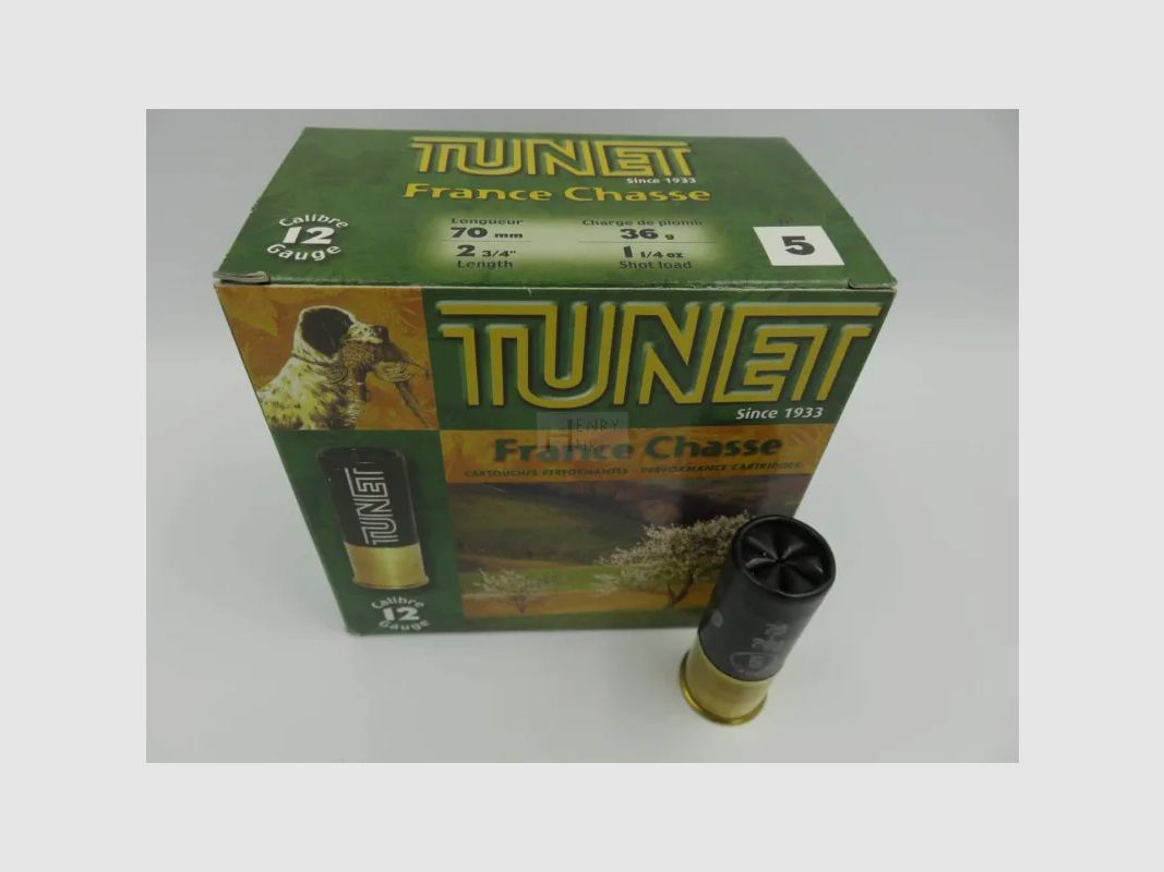 FRANCE HUNTING CAL 12 N-5 36GR BJ, image 1 of 2