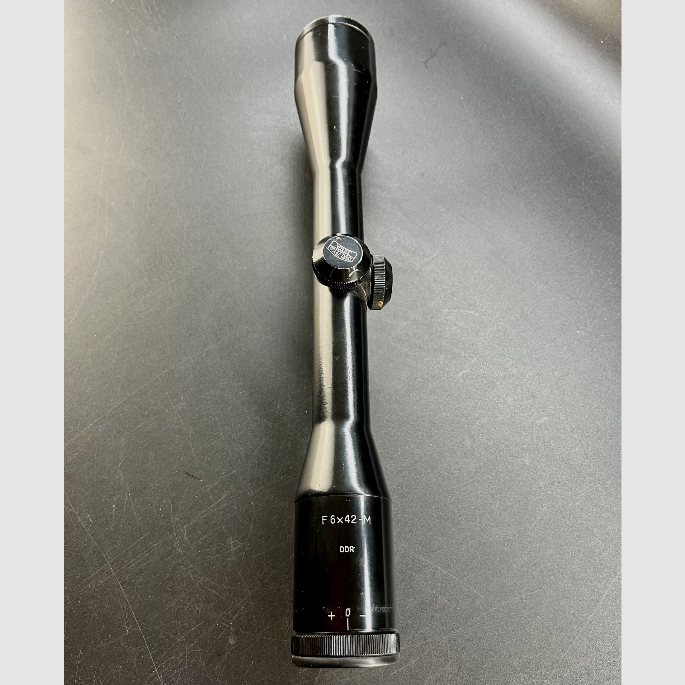 Carl Zeiss Jena Zielfernrohr ZF 6x42 M DDR Absehen 1 mit Prismenschiene S0018