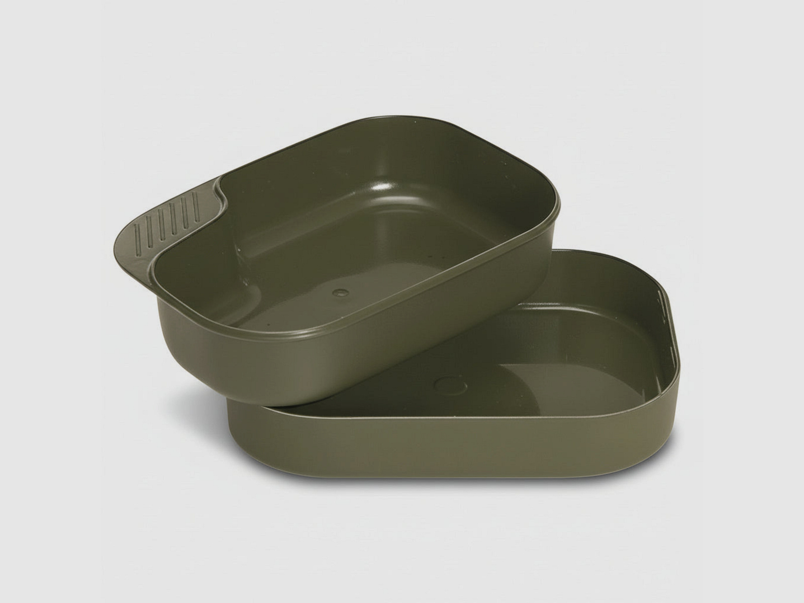 Wildo Wildo Eating Set Camp-A-Box 2-piece olive