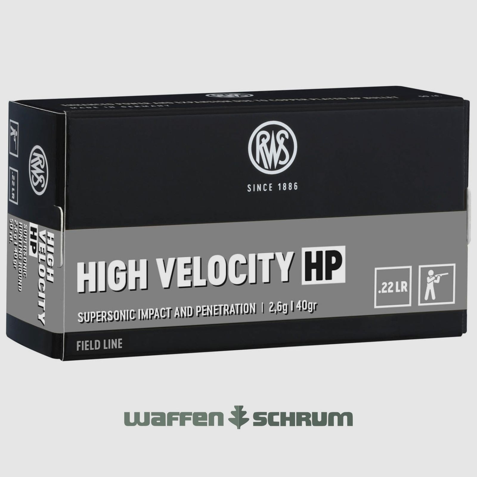 RWS High Velocity HP 2,6g - 40gr .22lr
