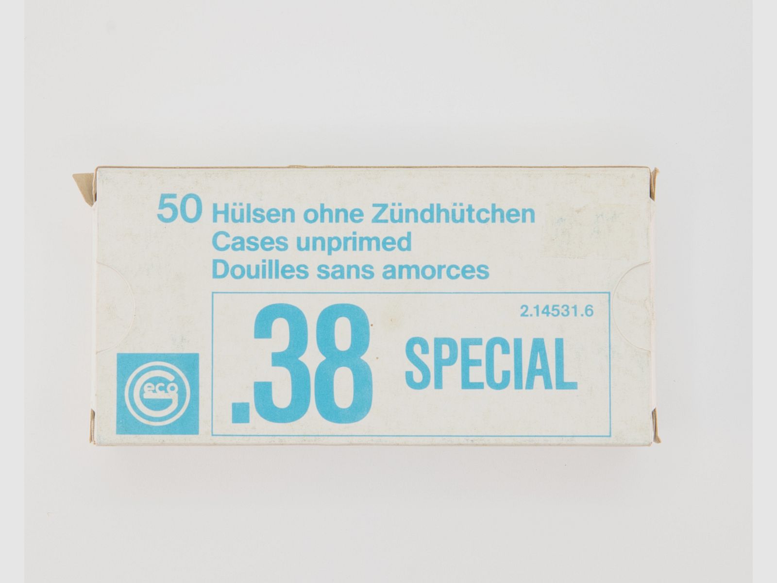 Hülsen GECO .38 SPECIAL 134 Stück