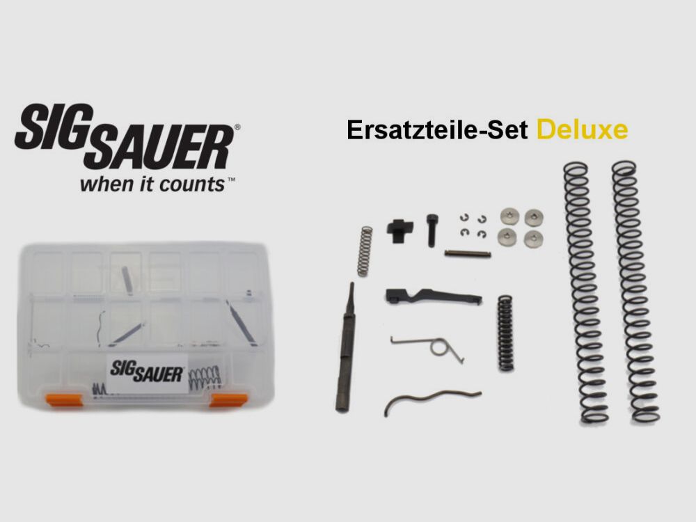 Set de piezas de repuesto Sig Sauer Deluxe para P226 X-Serie SAO 9mm extractor, percutor y más. (X-Short X-Five X-Six)