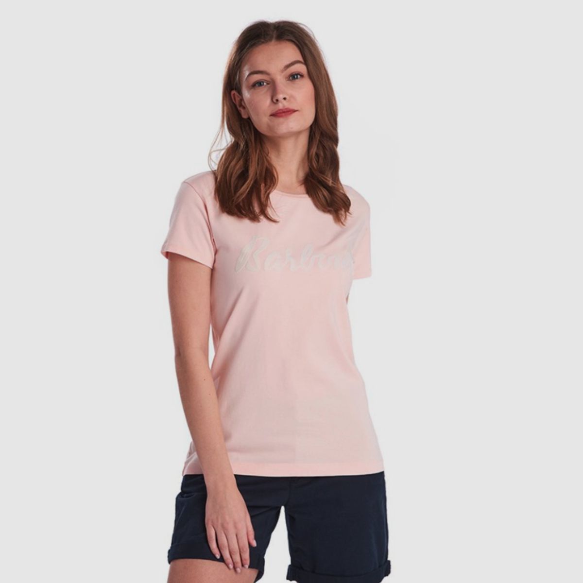 T-shirt BARBOUR Rebecca w kolorze jasnego koralu
