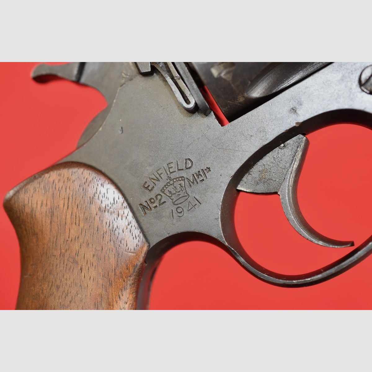 #7683 REWOLWER ENFIELD No2 Mk1*, ROK 1941, Kal. 38 S&W, zdjęcie 15 z 20