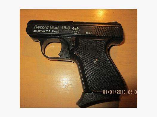 Modell Record 15-9 cal. 9 mm Gas-,Start-, Signal-Pistole