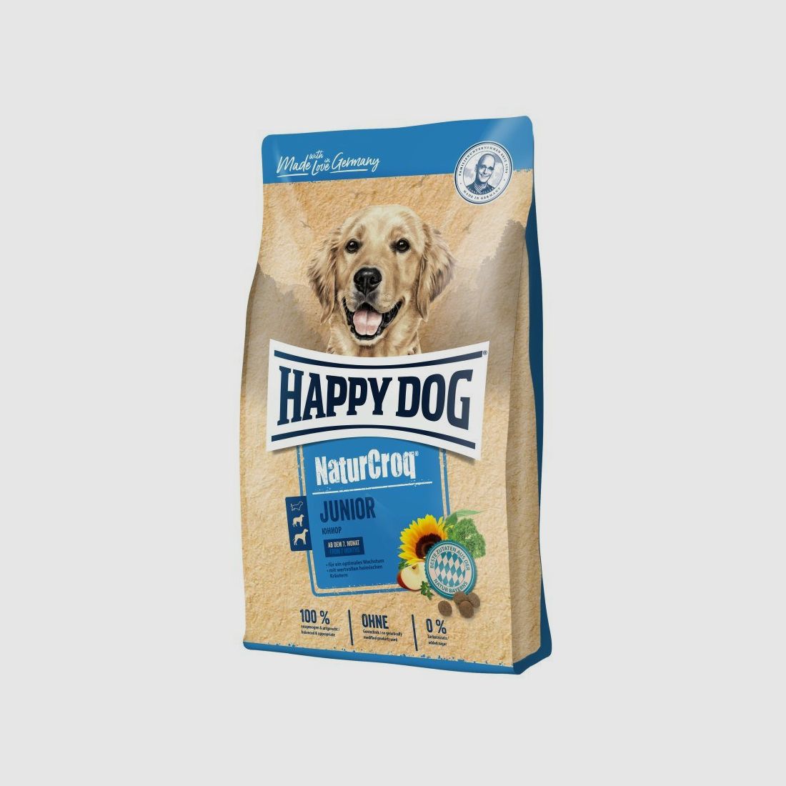 Happy Dog Hunde Trockenfutter NaturCroq Junior 1 kg