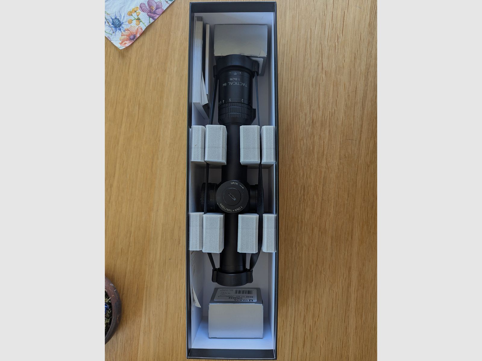 GPO TAC 1-8x24i FFP – LPVO für Jäger und Sportschützen, robust, Nachsatz-tauglich, 1. BE, top Glas