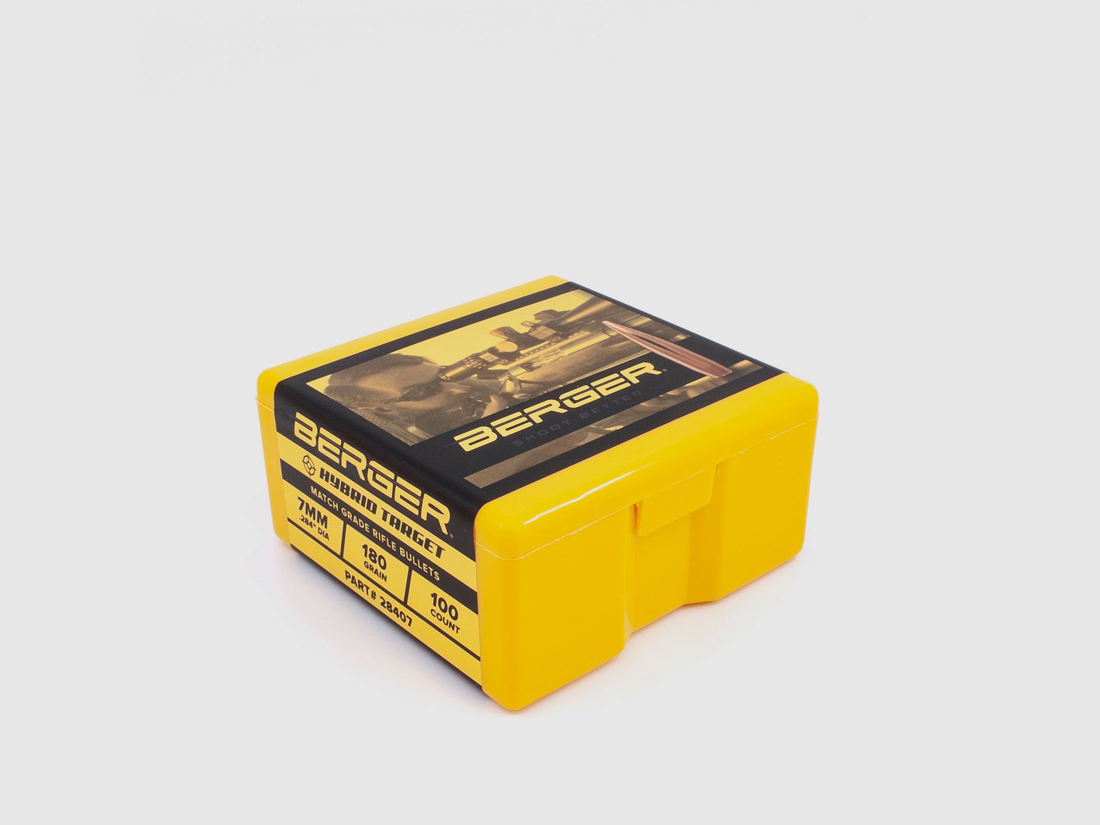 Berger Geschoss 7mm/.284 Hybrid Target 180GR 100 Stück