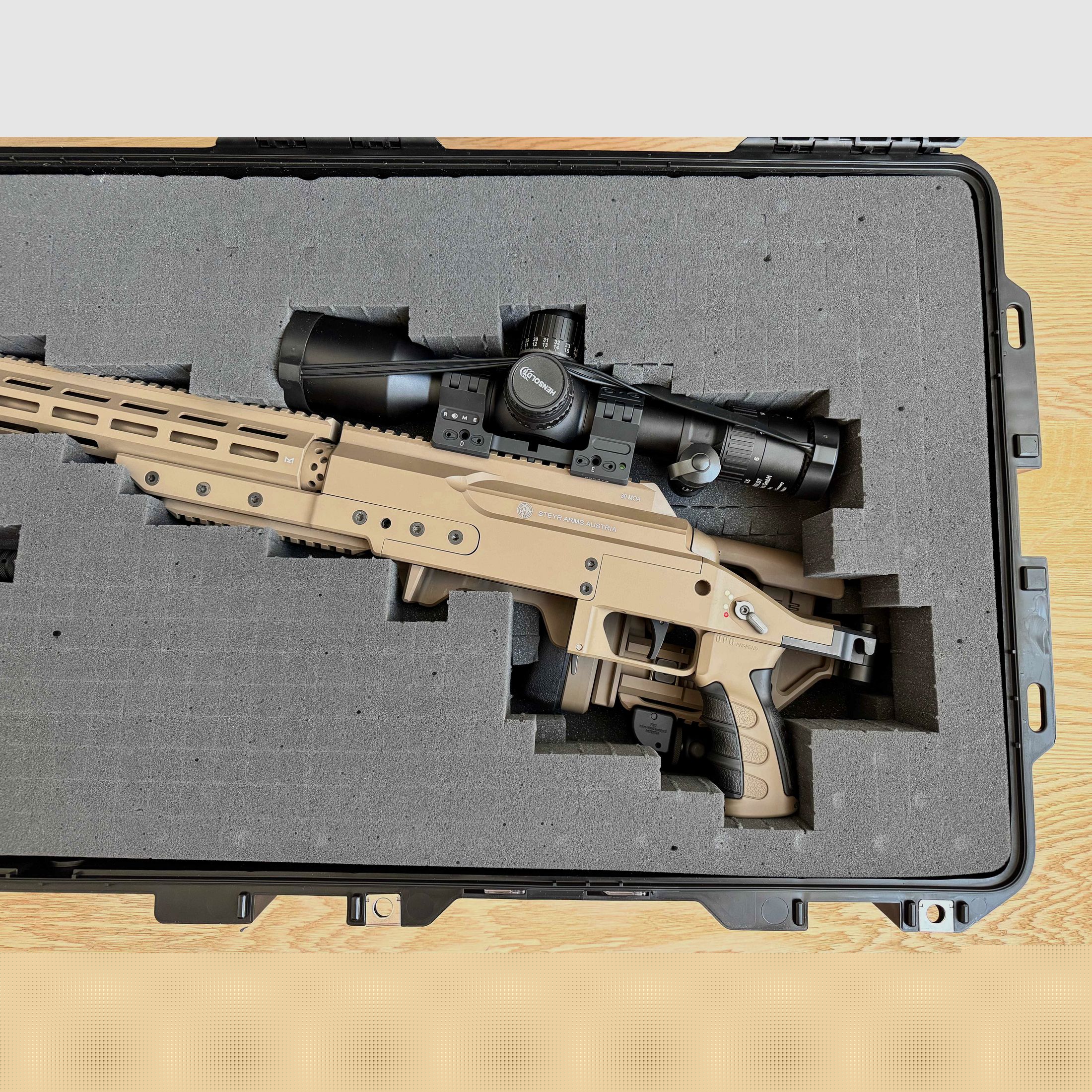 Exklusives Komplett-Setup – Steyr SSG M1 in .338 Lapua Mag. mit Wechsellauf 6.5 Creedmoor & Premium-Zubehör