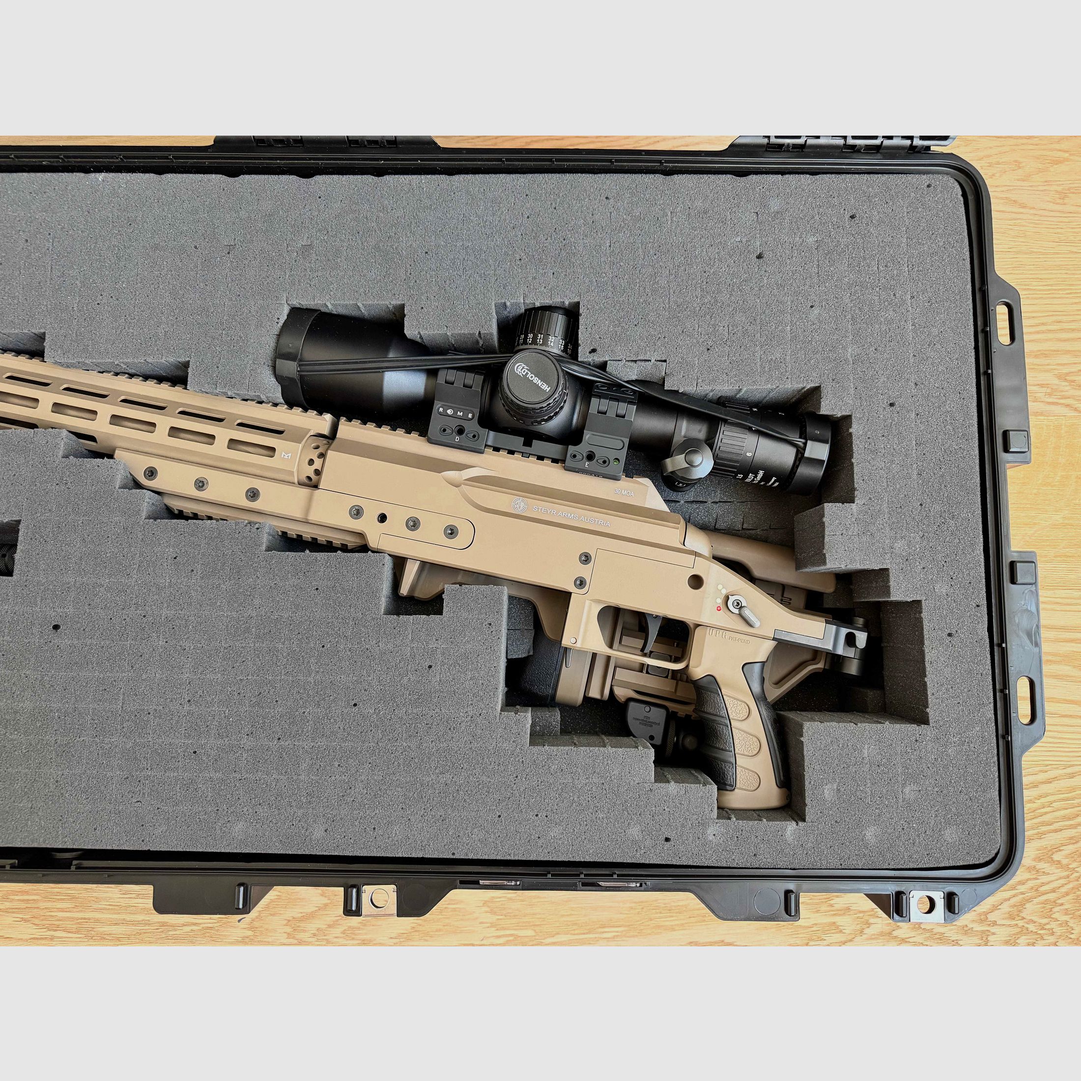Exklusives Komplett-Setup – Steyr SSG M1 in .338 Lapua Mag. mit Wechsellauf 6.5 Creedmoor & Premium-Zubehör