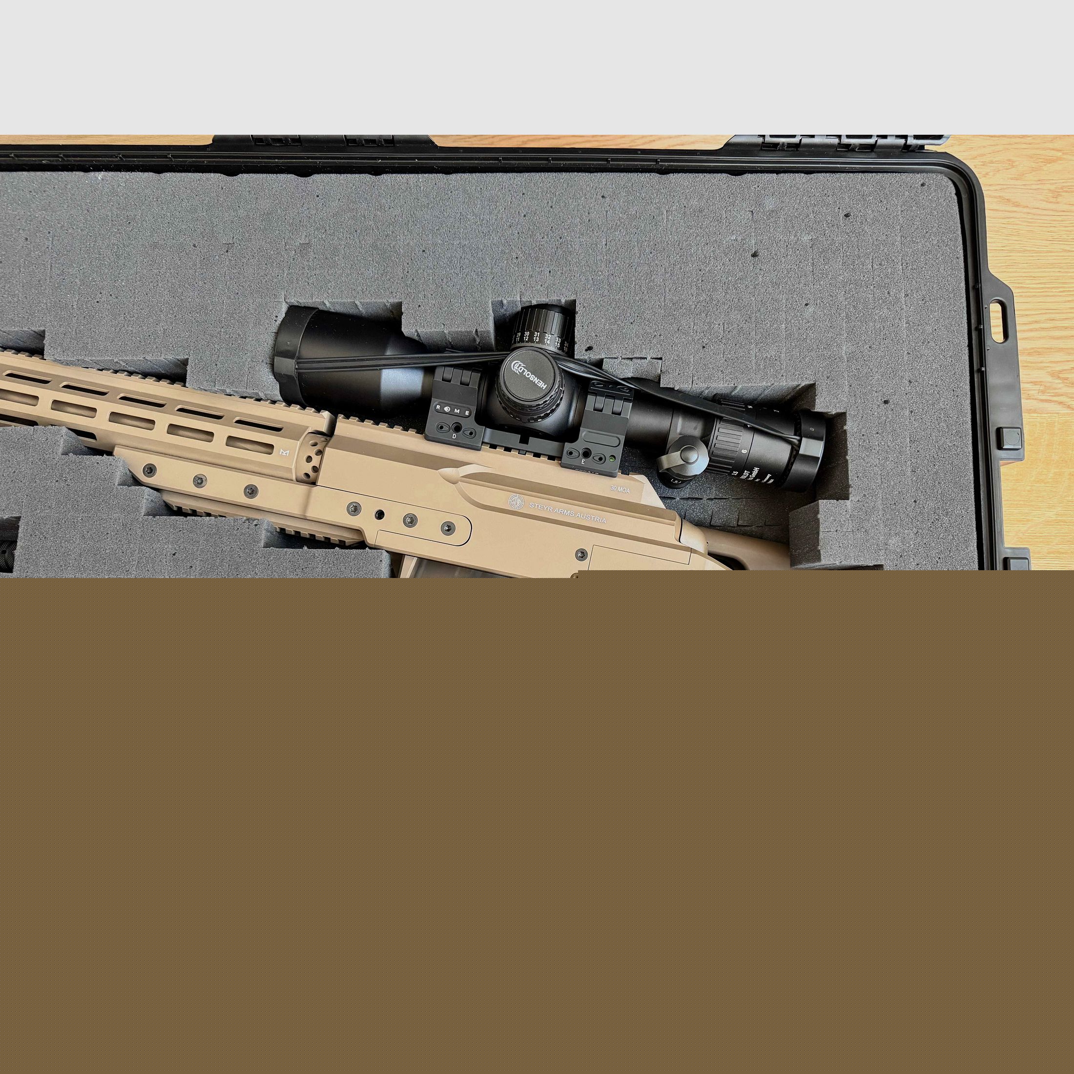 Ekskluzywne kompletny zestaw – Steyr SSG M1 w .338 Lapua Mag. z wymienną lufą 6.5 Creedmoor i akcesoriami premium